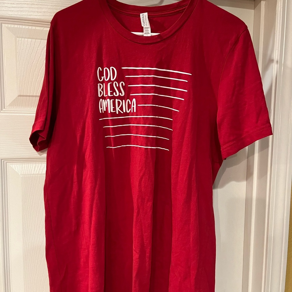 Bella Canvas Vibrant Red Short Sleeve Tee